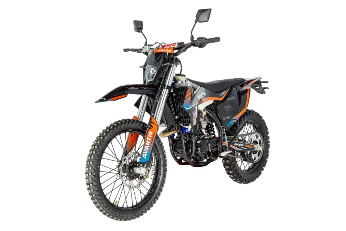 Мотоцикл кроссовый эндуро AVANTIS A7 NEW DOHC KKE (2022) ПТС